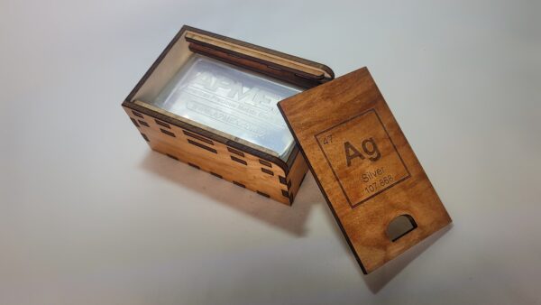 (4x 10oz Bar) Stack Box [Elemental Silver Cover] - Image 3