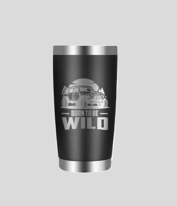 Born to be Wild Jeep Custom Insulated Mug