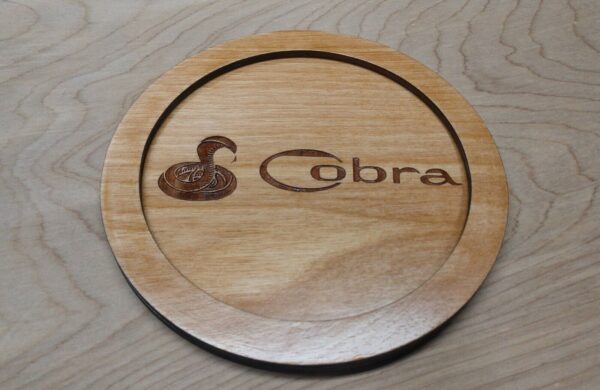 D-104 Mic Coaster [Classic Cobra Logo Themed] - Image 2