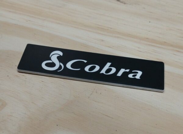 Cobra Speaker Replacement Front Logo Plate [New Logo]