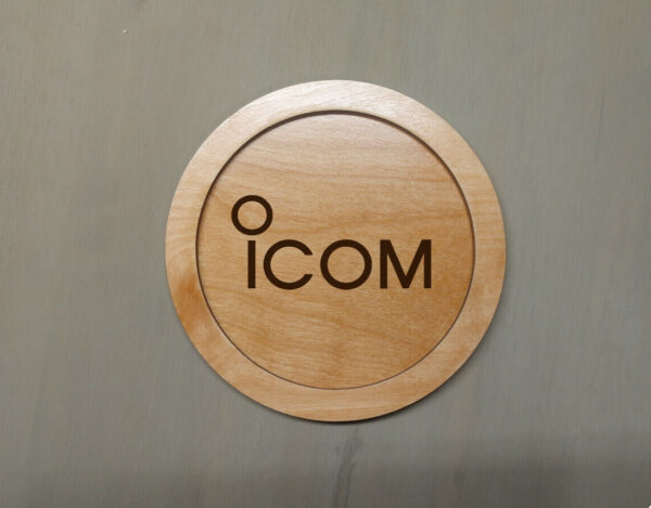 D-104/5.7 ID" Mic Coaster [ICOM Themed]