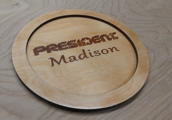 D-104 Mic Coaster [President-Madison Themed]