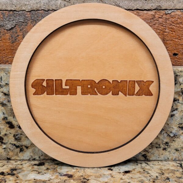 Siltronix Wood Mic Coaster